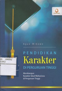 Pendidikan karakter di perguruan tinggi