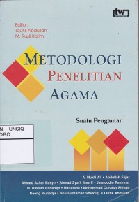 Metodologi penelitian agama: suatu pengantar