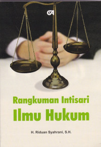 Rangkuman intisari ilmu hukum