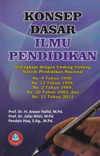 Konsep dasar ilmu pendidikan